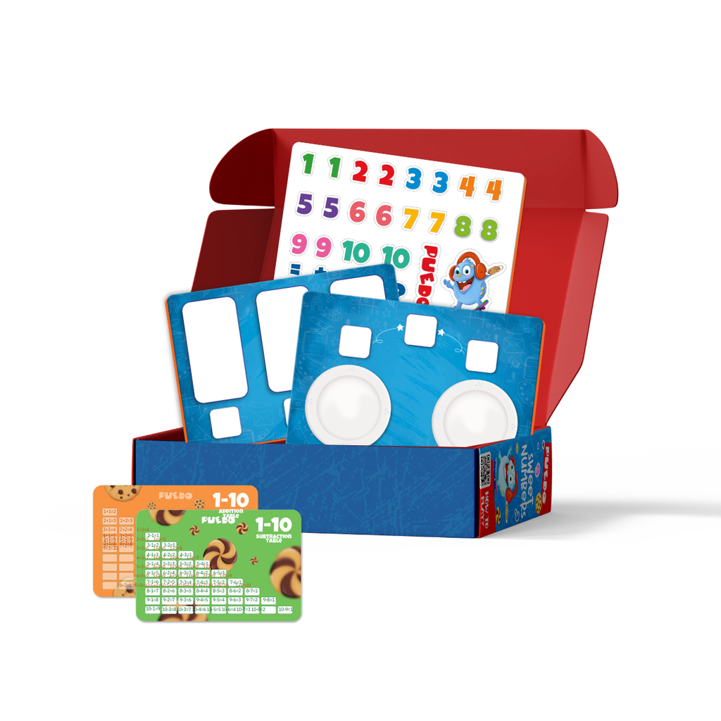 PUEDO® Sweet Numbers Magnetic Math Game | Educational Counting & Addition Toy for Kids Age 3+