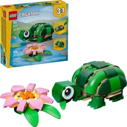 LEGO® - Creator 3-in-1 Turtle with a Water Lily Flower - 31377
