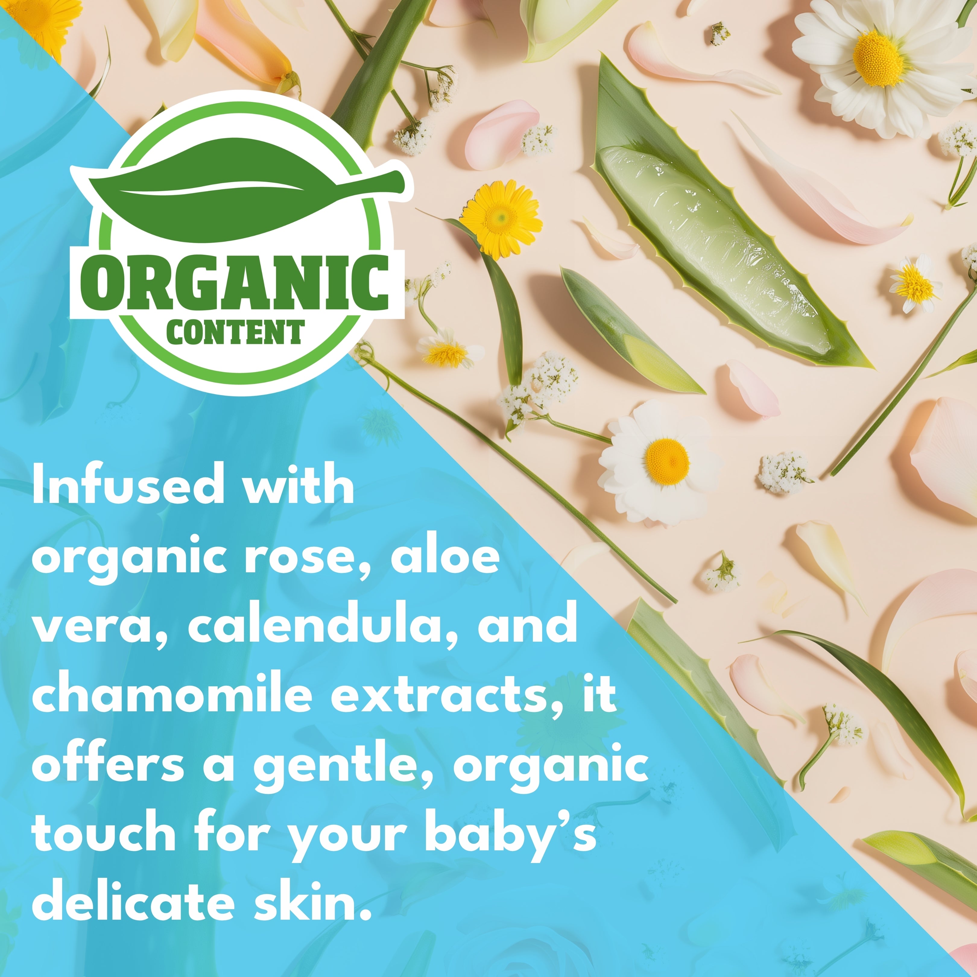Minoris Baby Organic Hydrating Face & Body Gel | Natural Soothing Moisturizer for Newborns & Sensitive Skin (pH 5.5) — 200 ml