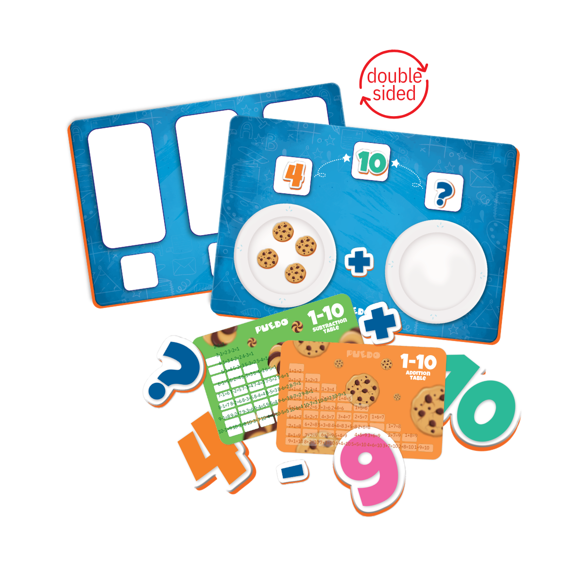 PUEDO® Sweet Numbers Magnetic Math Game | Educational Counting & Addition Toy for Kids Age 3+