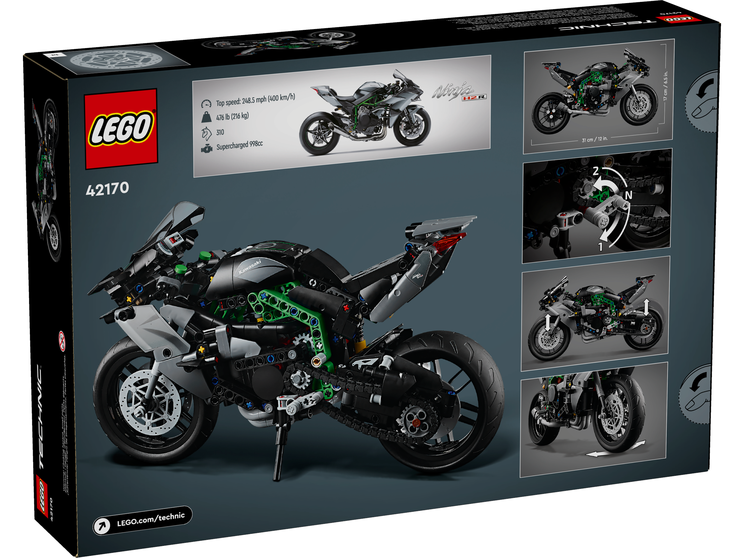 LEGO® Icons - Kawasaki Ninja H2 Motorcycle - 42170