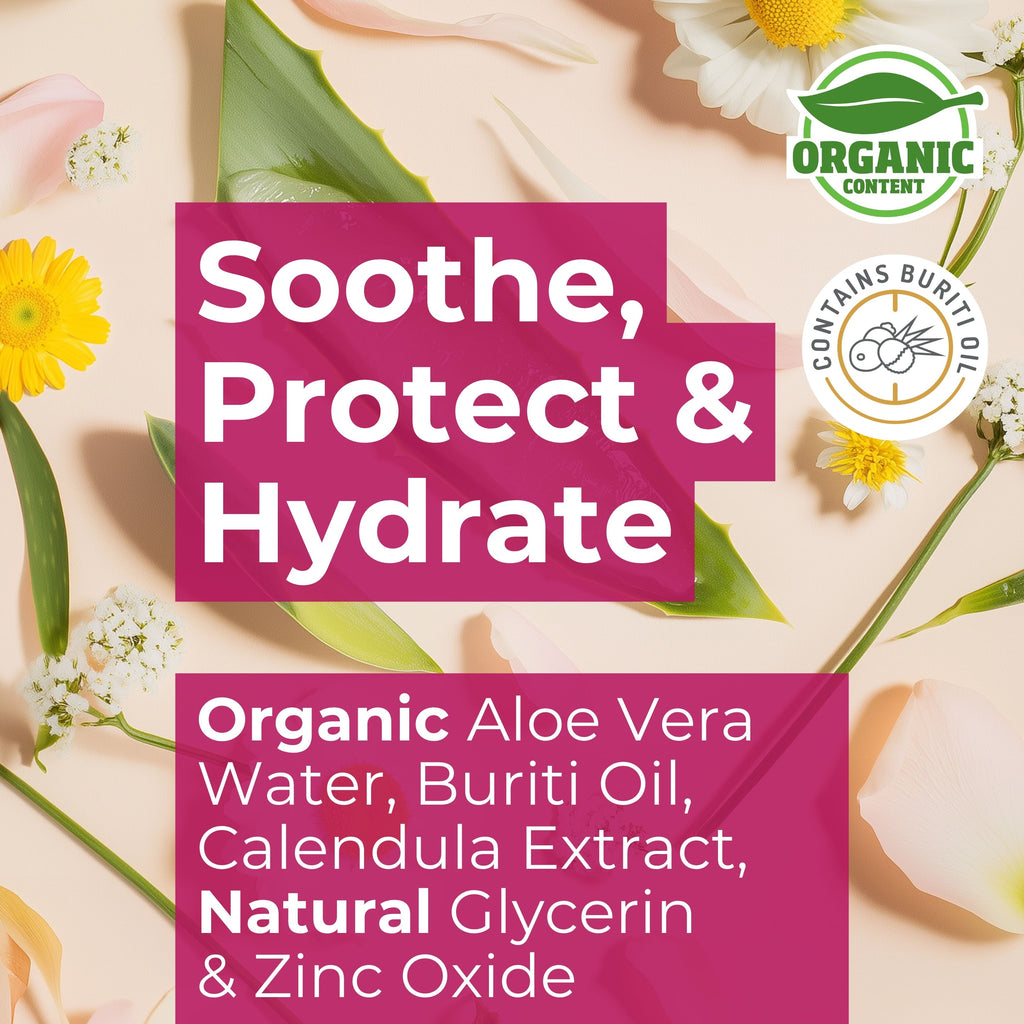 Minoris MOM Organic Sunscreen Lotion SPF 50+ | Natural Non-Nano Mineral Face & Body Primer for Sensitive Skin — 150 ml