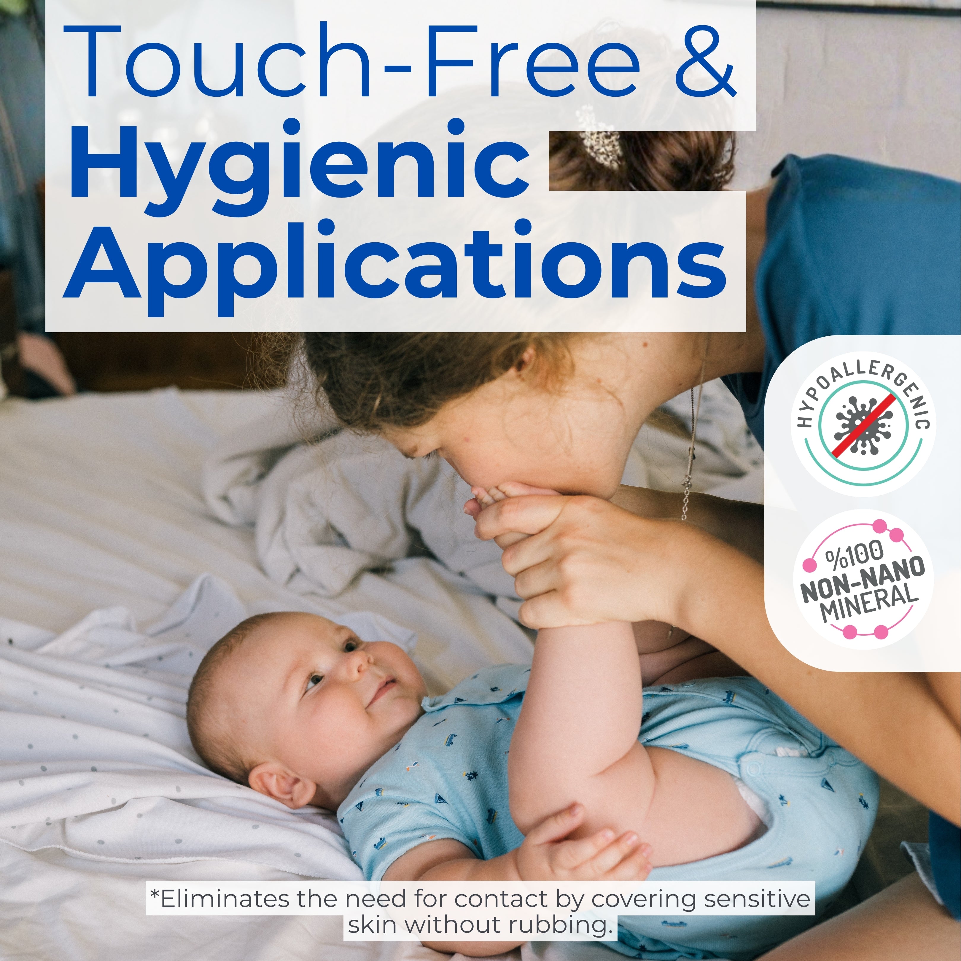 Minoris Baby Organic Diaper Rash Cream Spray | Touch-Free Zinc Oxide & Ceramide Barrier Mist for Sensitive Newborn Skin — 100 ml
