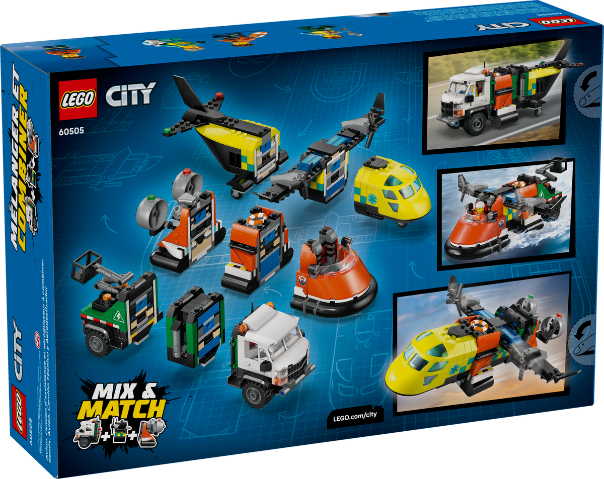 LEGO® - Airplane, Service Truck & Hovercraft Remix - 60505