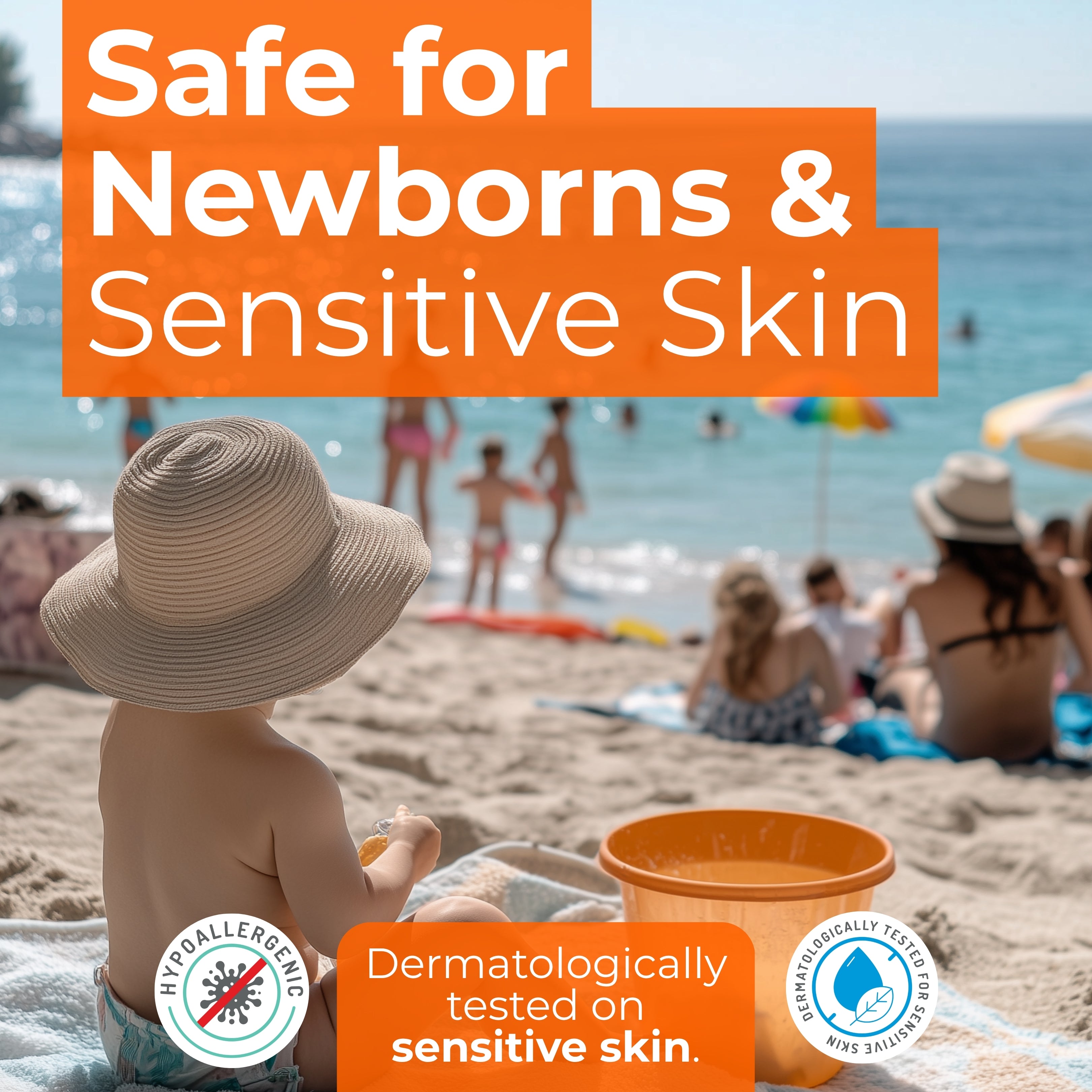 Minoris Baby Organic Sunscreen Lotion SPF 50+ | Natural Non-Nano Mineral Zinc Oxide Protection for Sensitive Skin — 150 ml