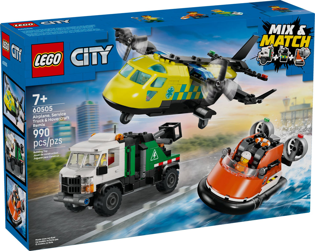 LEGO® - Airplane, Service Truck & Hovercraft Remix - 60505