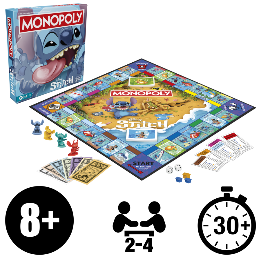 G03881042 Monopoly Disney Stitch Edition (Language: Dutch)