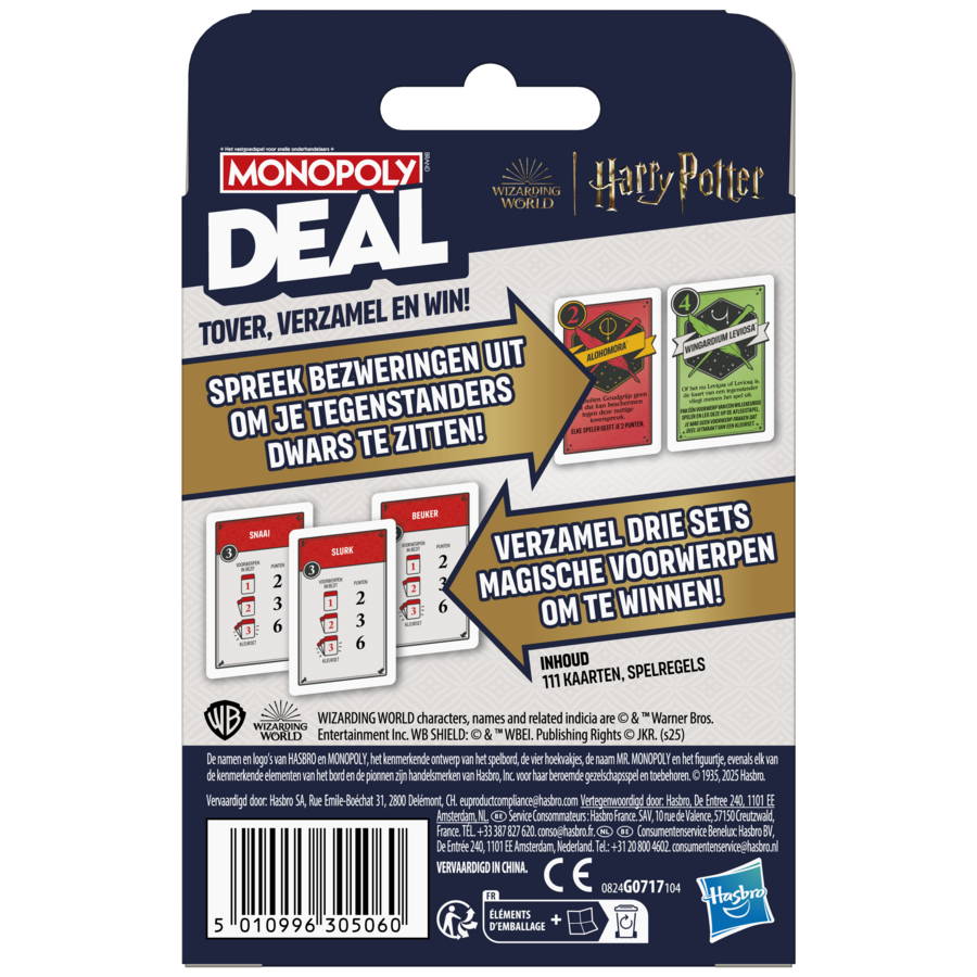 G07171040 Monopoly Deal HARRY POTTER (Language: Dutch)