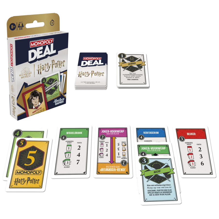 G07171040 Monopoly Deal HARRY POTTER (Language: Dutch)