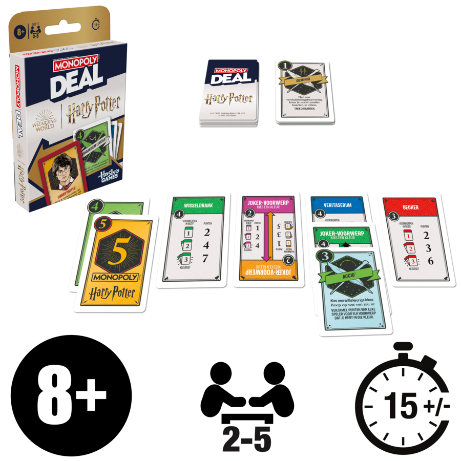 G07171040 Monopoly Deal HARRY POTTER (Language: Dutch)