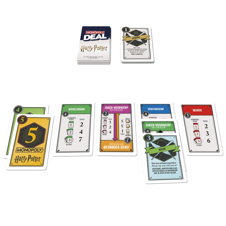G07171040 Monopoly Deal HARRY POTTER (Language: Dutch)