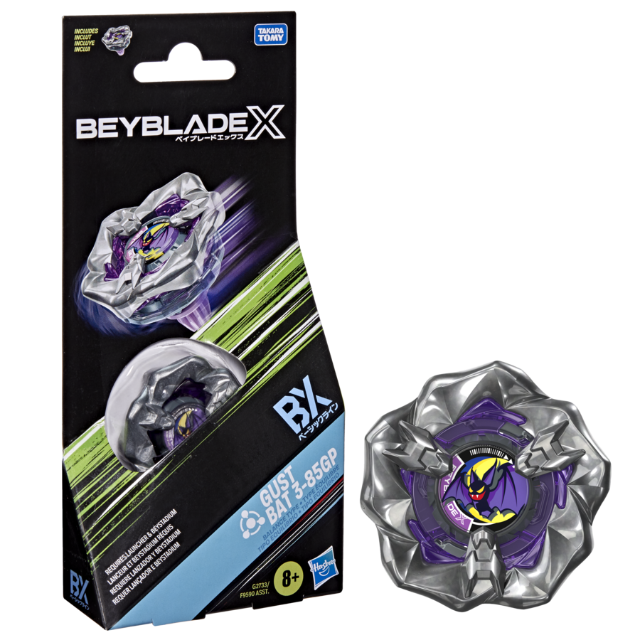G2733ES00	Beyblade X Gust Bat 3-85GP BX Booster Pack Set