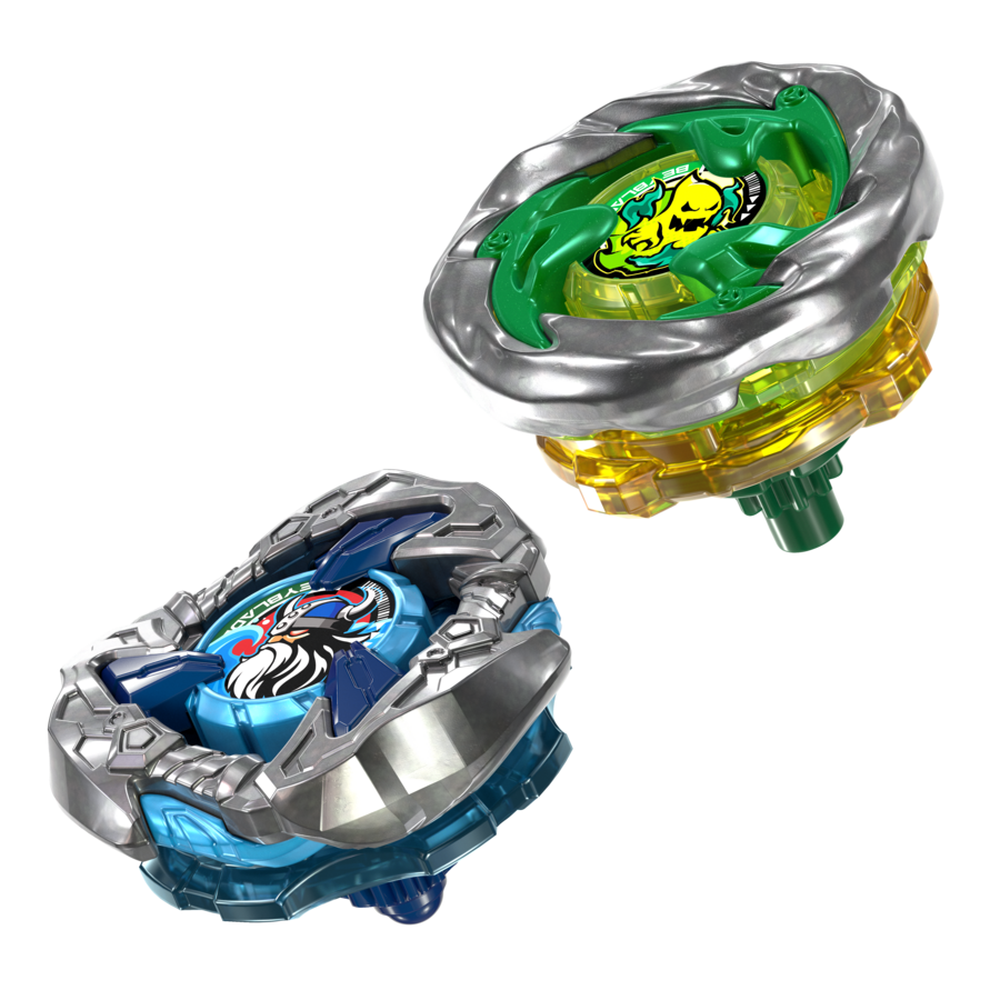 G2755ES00	Beyblade X Circle Ghost 4-60LR UX & Hack Viking 4-55O UX Dual Pack Set