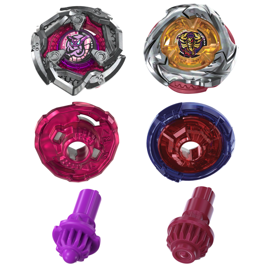G2758ES00	Beyblade X Spear Scorpio 0-70Z UX & Tail Viper 3-85LO BX Dual Pack Set