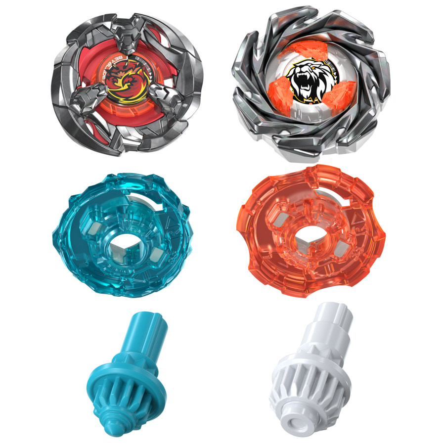 G2759ES00	Beyblade X Clamp Crab 9-65S BX & Crest Leon 4-55A UX Dual Pack Set