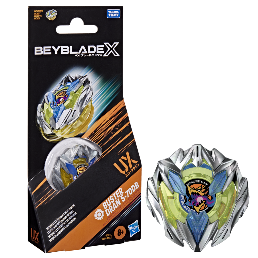 G3611ES00	Beyblade X Buster Dran 5-70DB UX Booster Pack Set