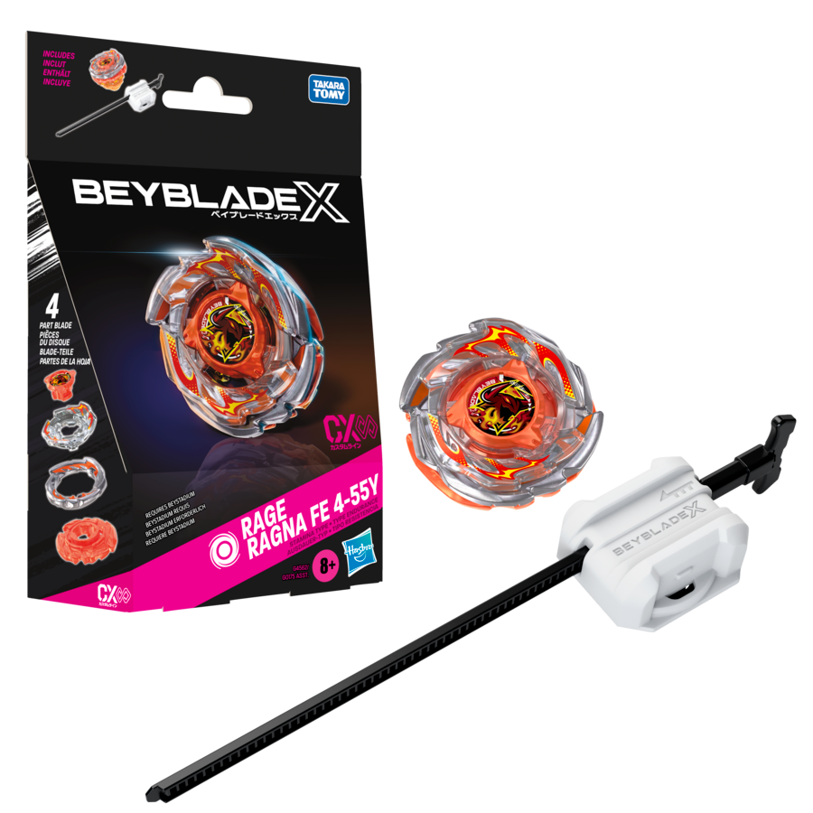 G4562ES00 Beyblade X Rage Ragna FE 4-55Y CX Infinity Starter Pack Set