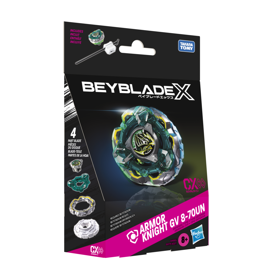 G4563ES00	Beyblade X Fortress (Armor) Knight GV 8-70UN CX Infinity Starter Pack Set