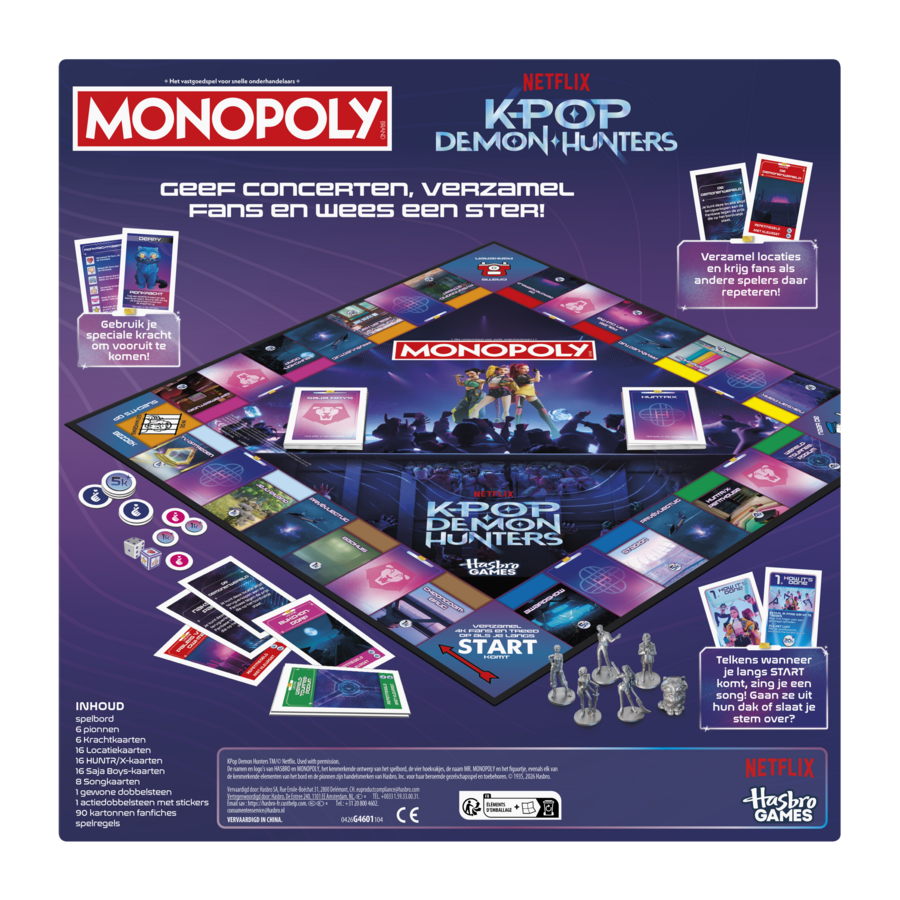 G46011040	Monopoly KPop Demon Hunters (Language: Dutch)