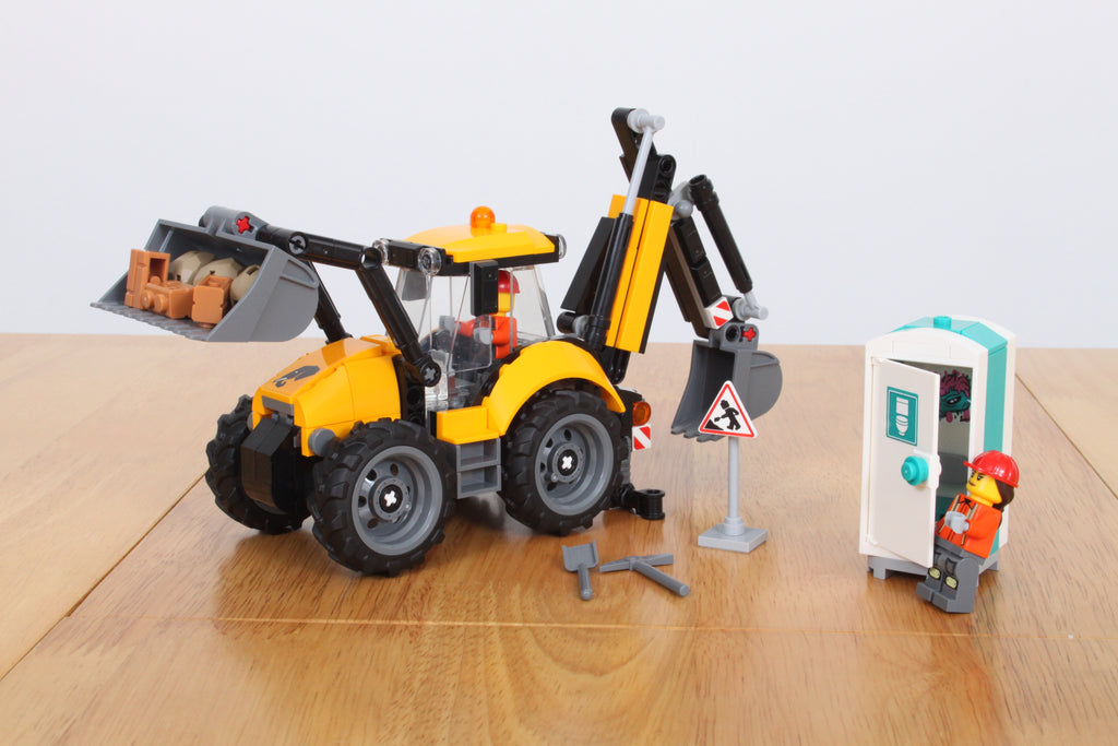 LEGO® - Yellow Backhoe Loader - 60480