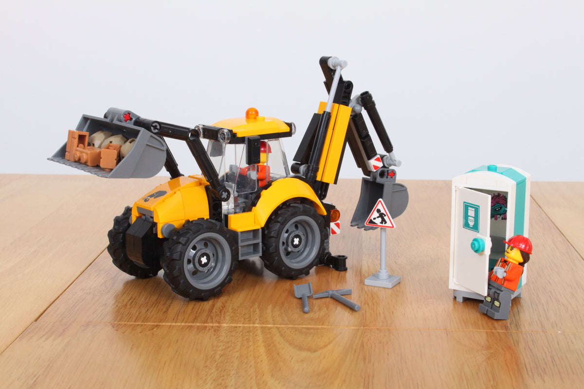 LEGO® - Yellow Backhoe Loader - 60480