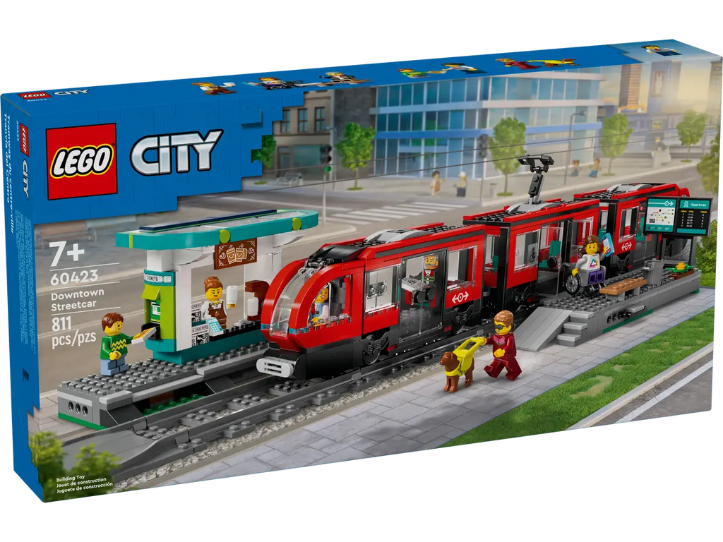 LEGO® - LEGO City Downtown Streetcar and Station - 60423