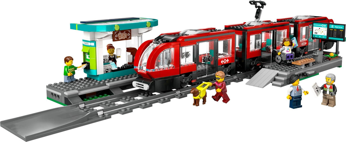 LEGO® - LEGO City Downtown Streetcar and Station - 60423