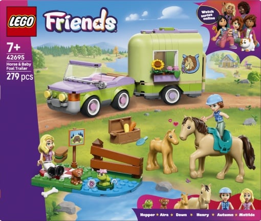 LEGO® - Horse & Baby Foal Trailer - 42695