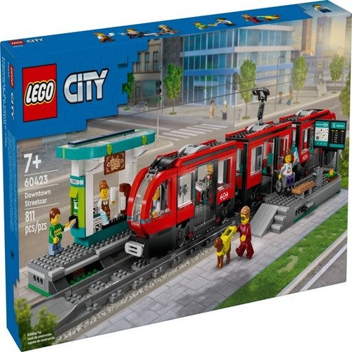 LEGO® - LEGO City Downtown Streetcar and Station - 60423